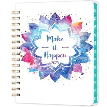 Imagem de Indeme Planejador Acadêmico para Estudantes 2020-2021, 6.4" x 8.5", Agenda Acadêmica Semanal e Mensal, Jul 2020 - Jun 2021, Encadernação Forte, Abas, Bolso, Caixa de Cheque, Marcador/Régua e Adesivos