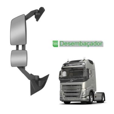 Imagem de Conjunto Retrovisor p Volvo FH 2015 a 2021 c Desembaçador LE - Fabbof