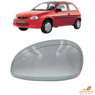 Imagem de Lente Farol Corsa Wind Wagon Sedan Raiado 94 Á 99 - LTW, ESQUERDO