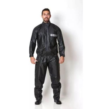 Imagem de Capa de chuva PVC motoqueiro motoboy - BRASCAMP, M