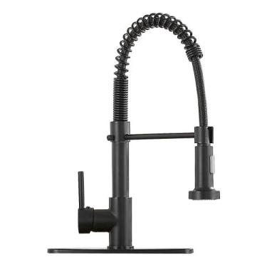 Imagem de Torneira Gourmet Retratil Misturador Monocomando Cozinha Agua Quente F