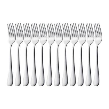 Imagem de Kit 12 Garfos de Sobremesa Hercules Olimpia Aço Inox 1555-005