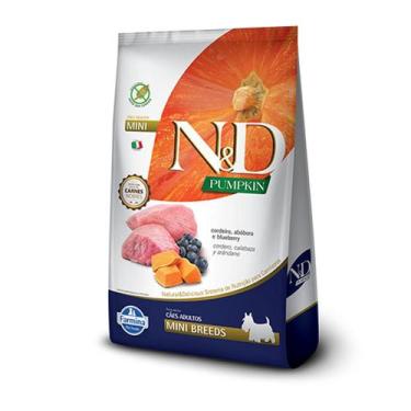 Imagem de Ração Seca ND Pumpkin Canine CordeiroBlue Adult Mini Breeds para Cães 