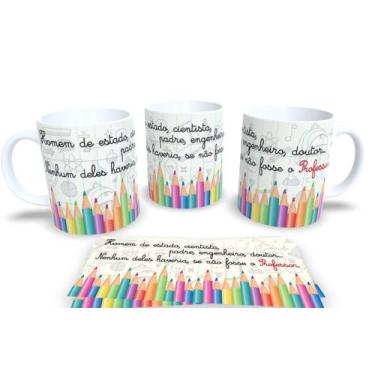 Imagem de Canecas Personalizadas dia dos Professores - Estampa Sublimada, Mod.64