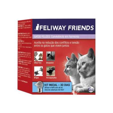Imagem de Feliway Friends Felinos Difusor Elétrico e Refil Ceva 48ml