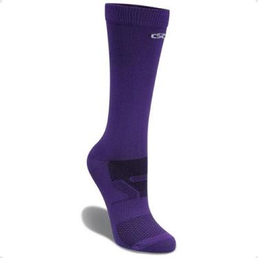 Imagem de Kit Meia Masculino Cano Médio Olympikus Roxo, Grpbco, 39/44