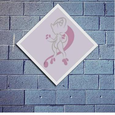 Imagem de Placa Decorativa  Mewtwo - Mille