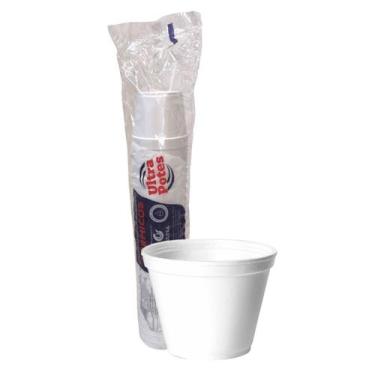 Imagem de Pote térmico de isopor 480ml descartável c/200 ultra - Ultra copos