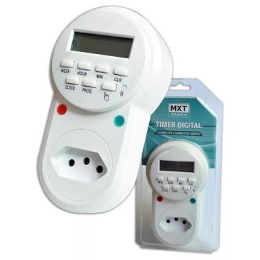 Imagem de Timer Digital Bivolt Automático Temporizador Programações Liga Desliga