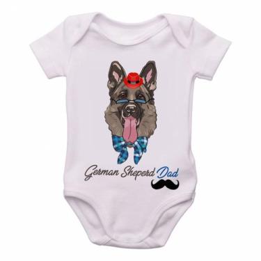 Imagem de body nenê criança roupa bebê German Sheperd Dad  - Empório Dutra, M   