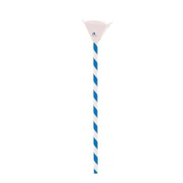 Imagem de Kit Suporte para Balões - Topo de Bolo de Balão Azul - 5 Unidades - Cr