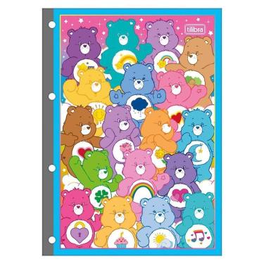 Imagem de Refil Fichário 80Fls 4 Fechos Ursinhos Carinhosos Tilibra