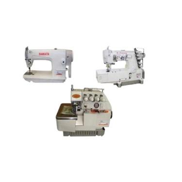 Imagem de Overlock4 Fios+Reta +galoneira  Industriais Yamata+MESAS, Bivolt