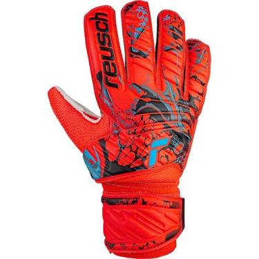 Imagem de Luva de Goleiro Reusch Attrakt Solid - Vermelha, 10, Vermelho