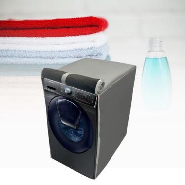 Imagem de Capa para lava e seca samsung 15kg impermeável - Clean Capas, CINZA