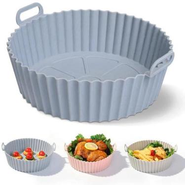 Imagem de Forro Para Air Fryer De Silicone Reutilizável E Antiaderente - Forro d
