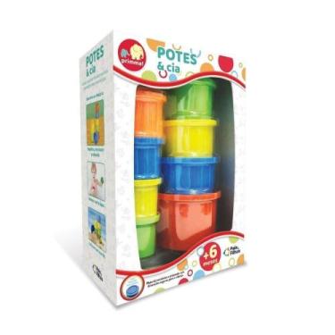Imagem de Potes para Empilhar Pedagógico Educativo Pais & Filhos