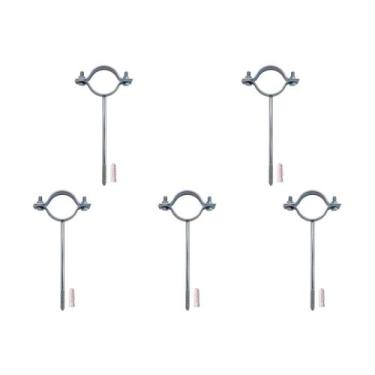 Imagem de Kit C/5 - Para-Raio Suporte Para Tubo Protecao 1.1/2''Ros... - RAYCON