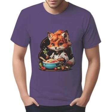 Imagem de Camisa Camiseta Color Chefe Raposa Cozinheira Cozinha 1 - Enjoy Shop, 