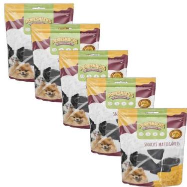 Imagem de Kit 15 Petisco Casco Bovino Snacks 100% Natural Puresnacks