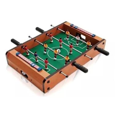 Imagem de Mesa Pebolim Totó Futebol Infantil 99Toys Medida 51x31x9 cm, com placar