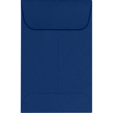 Imagem de Envelopes de moedas LUXPapel, azul marinho, 6,35 cm x 8,35 cm, 50 unidades