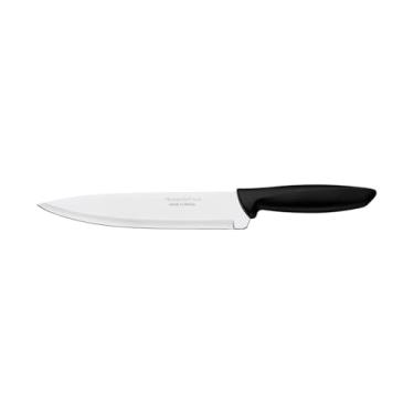 Imagem de Faca Chef Tramontina Plenus Com Lâmina Em Aço Inox E Cabo De Polipropileno Preto 8"