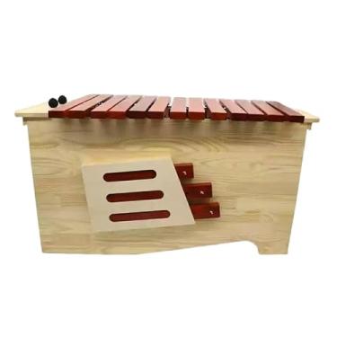 Imagem de 13 Variante do tipo de alto-falante xilofone Baixo do ensino médio material de mogno opcional e material de madeira sintética adequado para professores de música de iluminação musical usarem(Solid woo