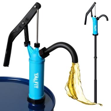 Imagem de TALFIT Bomba de tambor de ação de alavanca, bomba de tambor de 55 galões, para combustíveis, produtos químicos, líquidos corrosivos, fluidos à base de água, serve para tambores e barris de 5 a 55