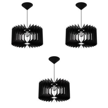 Imagem de 3 Luminárias Ideias P/ Área Gourmet - Luxuosas E Modernas - ANA DECORA