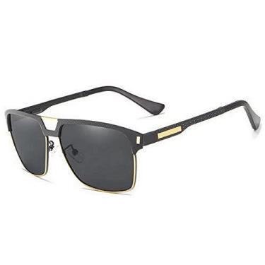 Imagem de Óculos de Sol Masculino BARCUR Design Quadrado Luxuoso Proteção uv400,