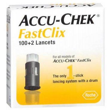 Imagem de Lancetas Accu-Check FastClix (2 Pacotes com 102 Unidades)
