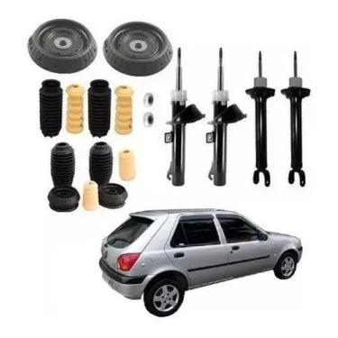 Imagem de 4 Amortecedor Kit Suspensão Fiesta 1998 1999 2000 2001 - millenium