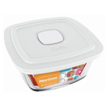 Imagem de 1 Pote Vidro Facilita Vap Quadrado Com Tampa 2L Marinex - NADIR FIGUER