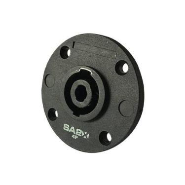 Imagem de Conector plug speakon santo angelo 4 polos painel sa2x