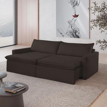 Imagem de Sofá Cama Retrátil e Reclinável 180cm Marselha