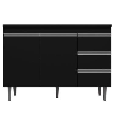 Imagem de Balcão de Pia Andréia 100 cm Preto – ajl