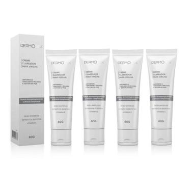Imagem de Creme Para Clarear Virilha Axilas Para Grandes Áreas Kit 4X - Dermosex