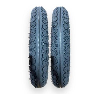 Imagem de Kit 2 Pneus 80/100-14 Black Tyres Biz 125 Pop 110i Crypton