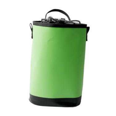 Imagem de UGPLM Rock Salbing Rope Bag Tool Storage Saco Construção 5L Gardenagem de grande capacidade Acessórios esportivos ao ar livre bolsa de cordão, Verde