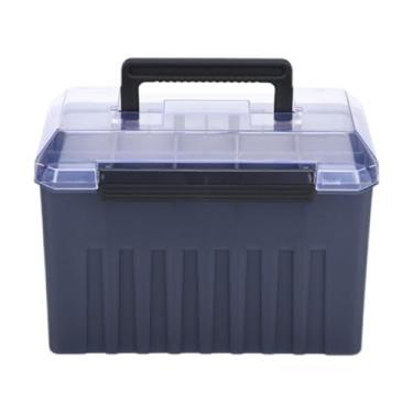 Imagem de Aymzbd Tackle de Tração de Caixa de Peixe Tackle Tackle -Tackle -Tablet Capacidade Prática Agência de Pesca Portátil -Organizador Do Contador de Contadores, Style D, Tamanho real