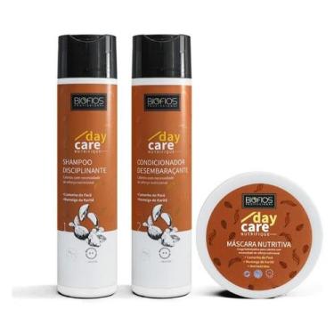 Imagem de Kit 3 Shampoo Condicionador Máscara Day Care Nutrifique - Bio Fios