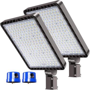 Imagem de BIRITALO Luz De Estacionamento Led De 480 W, 72000 Lm, Do Anoitecer Ao Amanhecer, Luz De Inundação Led Para Estádio, Comercial, 110 V-277 V, 5000 K, Ip65 À Prova D'Água, Grande, Caixa De Sapatos, P