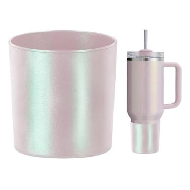 Imagem de WUQID Bota de silicone Chameleon Higher, compatível com Stanley Quencher H2.0 1,134 g 850,5 g 567 g e IceFlow Flip 850,5 g 567 g, reduz amassados garrafa de água capa antiderrapante