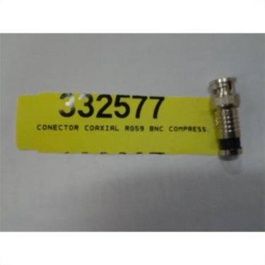 Imagem de Conector Coaxial Rg59 Bnc Compressao 4119 - Kit C/10 - DEZCOMP