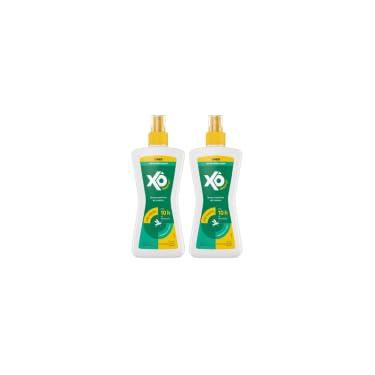Imagem de Kit 2 Repelente Spray Xo Inseto Contra Mosquitos Alta Proteção Não Oleoso 200ml