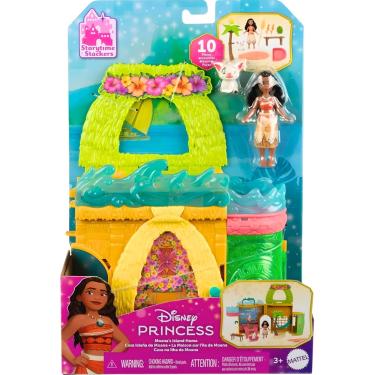 Imagem de Boneca Disney Princesa Mini Castelo da Moana JDP58 Mattel