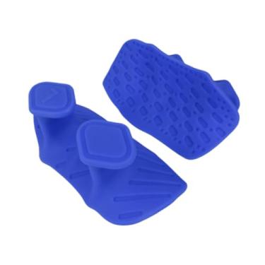 Imagem de YIJU 2 peças de protetores de mão para levantamento de peso, antiderrapantes, para academia, barra, almofadas para flexões, treinamento de ginástica, Azul
