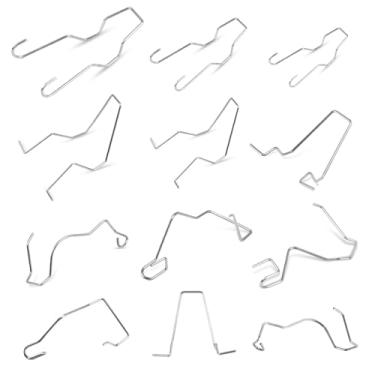 Imagem de 12 peças de clipes de mola de retenção de lâmpada, braçadeira universal para farol de carro farol mergulhado lâmpada Hoder para H1 H3 H4 H7