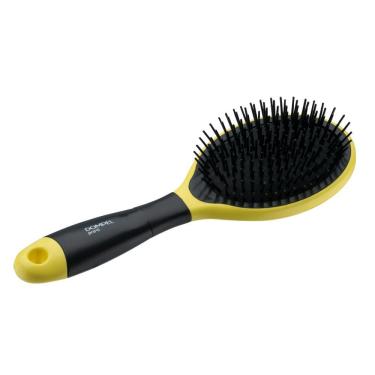 Imagem de Escova de Cabelo Oval Desembaraçadora Dompel Hair Premium Amarelo